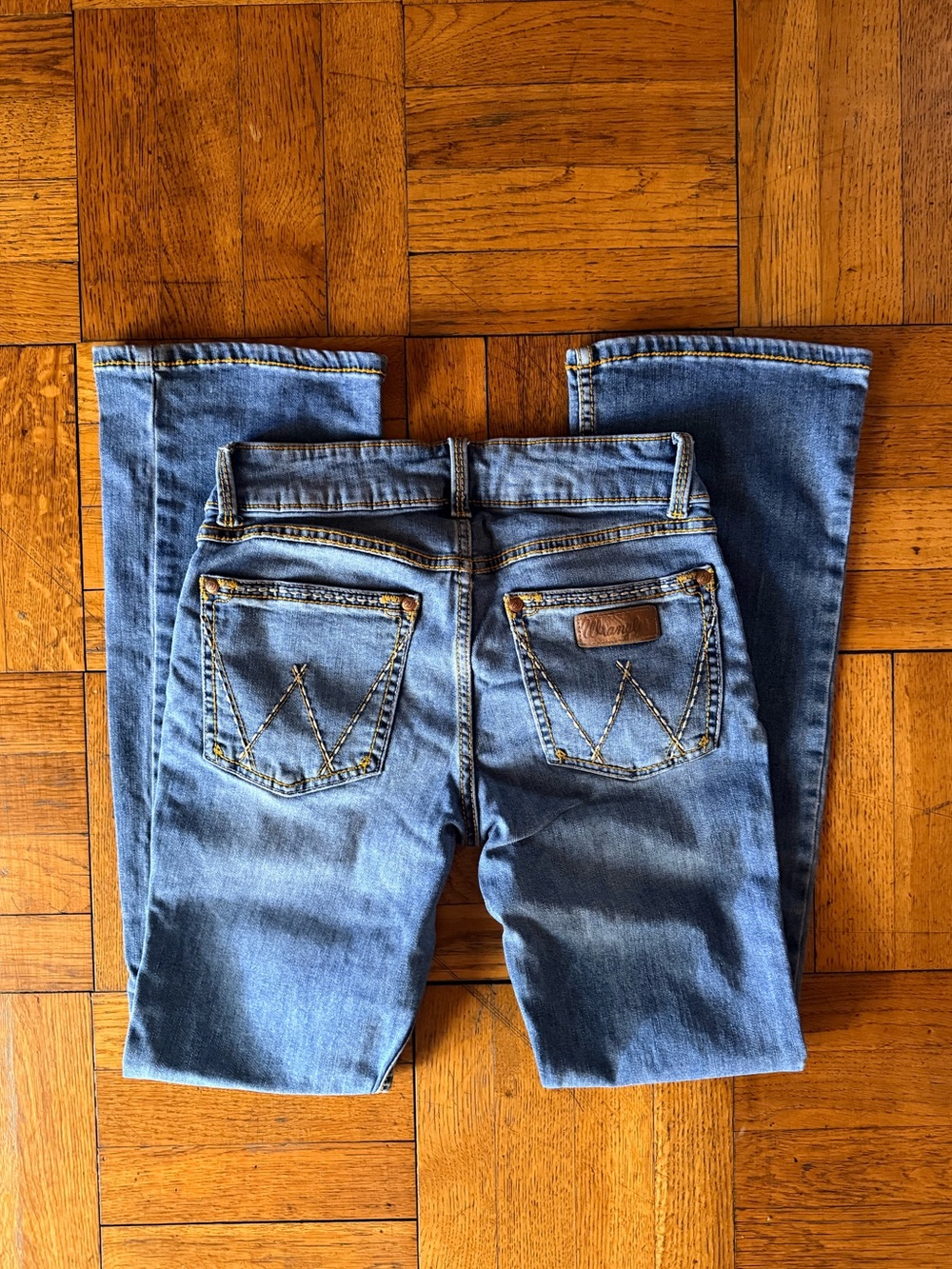 Women’s Wrangler Blue Bootcut Jeans
